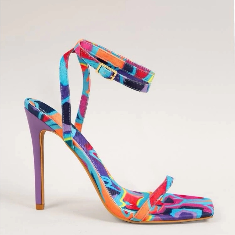 Colorful Stiletto Heels never worn Size 7.5